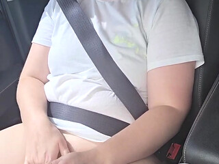 Masturbating in the truck on the road in public.