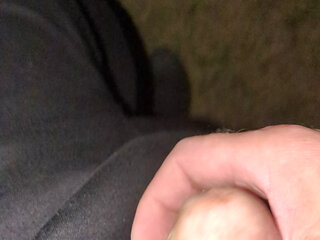 Jerk off Outdoors