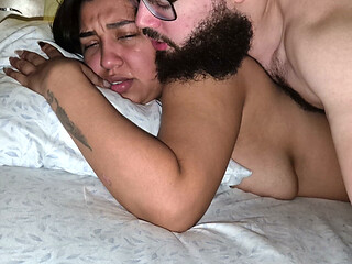 Stepdaughter Catches Stepdad Jerking off and Joins Him