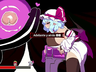 Remilia using a fake vagina