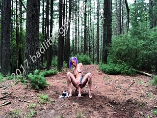 Stacked brunette goes solo toys and masturbation