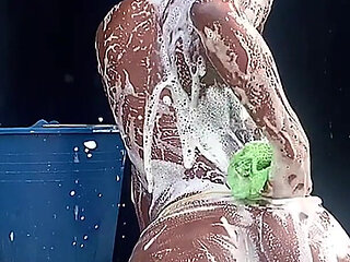 Hot Village Style Bathing, Love Feeling the Breeze Blow on My Juicy Tight Asshole