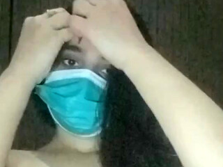 Masked girl