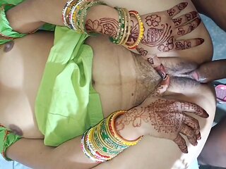 Indian married Lalitabhabhi gets her tight pussy filled by her stepbrother in the bedroom