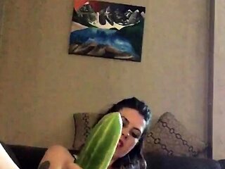 Amateur striptease and Solo masturbation