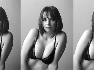 Big Tits Bra Brunette Celebrity Lingerie Tits Underwear Porn GIF by celebs