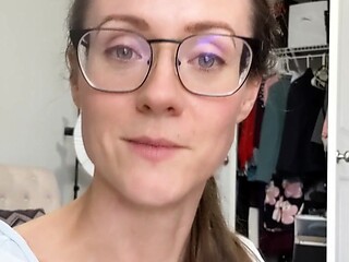 European amateur redhead masturbates on webcam