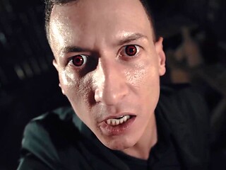 Petite Asian babe dominated by vampire under mind control