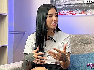 Colombian Milf Hot Interview Ends Fucking Brian Eva