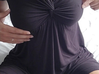 MILF alone at home