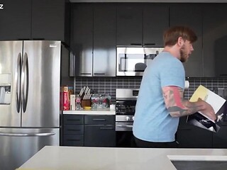 Busty roommate demands cock after unemployment complaint
