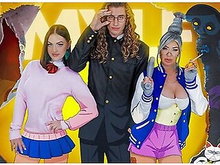 Dandadan Anime Xxx Parody Ft. Ms Dames & Lucy Lotus