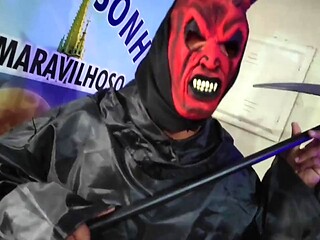 Hentai Werewolf Orphan Pounds Superhero and Devil Teen on Halloween