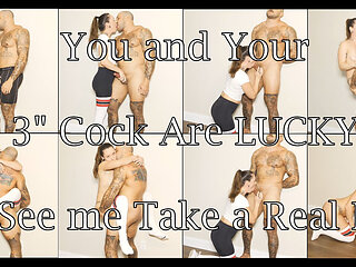 Getting Fucked by a Real Man's Cock While You Just Watch