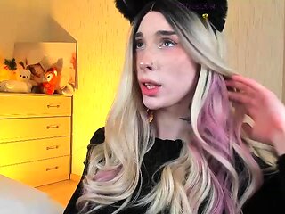 Solo webcam tranny masturbation