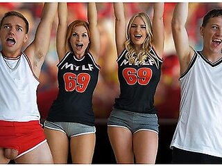 Football Stepmoms Rachael Cavalli And Sedona Reign Celebrate Win With Real Taboo Foursome