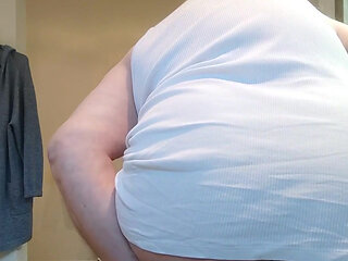 Strip naked and punishment before shower