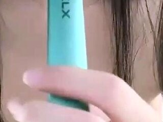 Close up POV of teen sucking cock