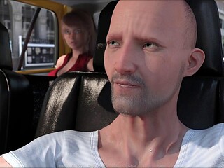 Future Money Man Flashes Panties Spreading Legs for Old Taxi Driver