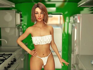 Porn game, point of view, arse