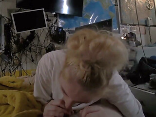 Stepsister Tricked Into Giving Me a Blowjob