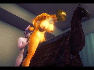 Furry Hentai - Mew the Cat and Gepard Kinky Sex - Japanese Asian Manga Anime Film Game Porn