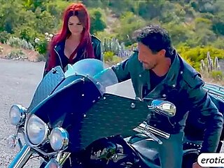 Ginger Elle - Sexy Busty Babe Adores Riding A Big Cock