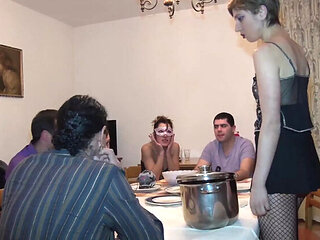 Secret Dinner: Alex Magni Sucks and Swallows Cum in HD