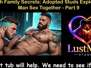 English Audio Gay Sex Story - Ranch Family Secrets Adopted Studs Explore Raw Man Sex Together - Part 9