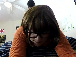 Velma Takes It in the Ass - First Anal
