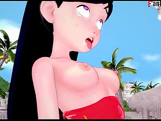 Amateur GF gives POV blowjob in bikini by pool during vacation