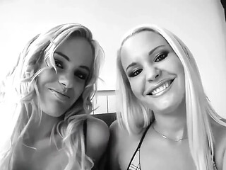 Gangbang with Sexy Blonde Women Getting Fucked in the Ass