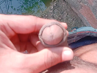 Desi teen boy masturbation in forest