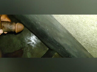 The asian boy enjoy in bathroom Toilet Masturbation
