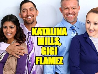 Dad Crush featuring Katalina Mills and Gigi Flamez's paychecks dirt