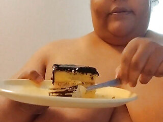 Fat Pig Slut Loves Playing with Her Food