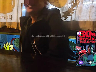 She's having fun in a bar with her remote-controlled toy to the sound of Stranger Things. She asks them to stop... r&hellip;