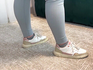 Fitness Testicular Destruction! His Useless Testicles Are Shaping Her Beautiful Ass!