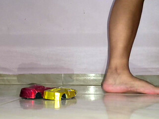Crush Cars with Bare Feet