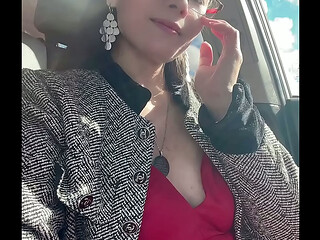 on the car