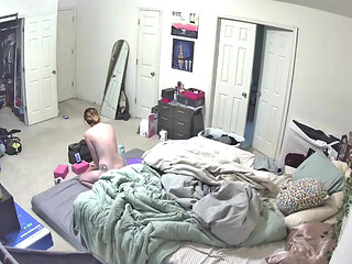 Wife caught sucking and fucking huge dildo