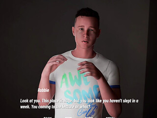 Stepson Horny Due to MILF Stepmom's Morning Workout - the Creditor's Wife - E01