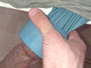 How nice it feels to have a big tattooed uncut cock going in and out