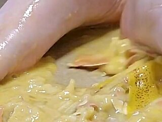 Smashing Your Cock and Balls, Food Squishing