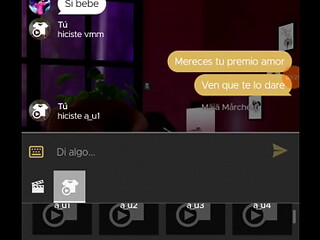 Le encanta mi verga