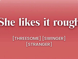 My first threesome: shared between my husband and other [audio porn]