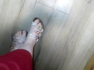 Worn-out Birkenstock Shoes