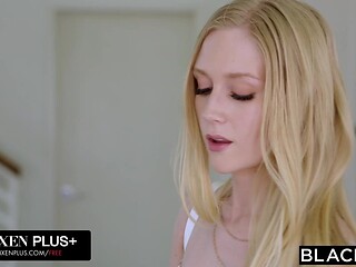 BLACKED Blonde beauty Emma loves black men