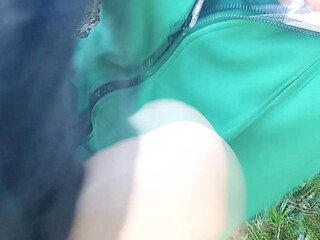 Ruined orgasm, but wanna full, thick cum, gay twink jerking off outdoor in adidas Stan Smith sneakers  Gay Asian boy wanking