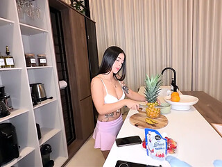Amateur cheating girlfriend takes it hard from her boyfriend's friend with
